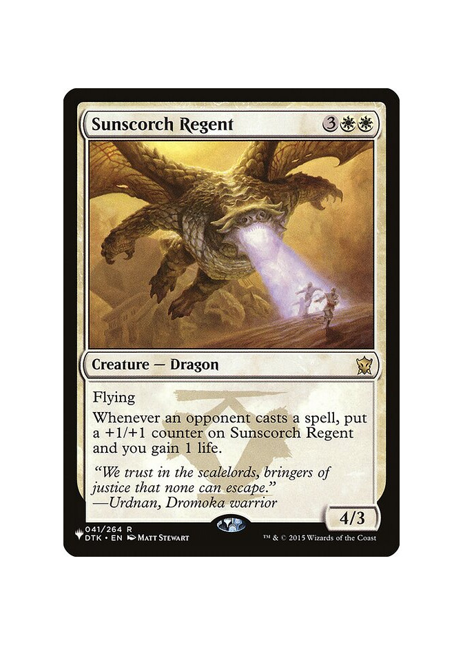 Sunscorch Regent