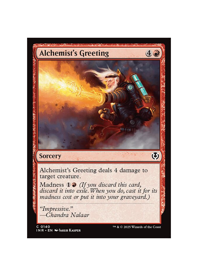 Alchemist's Greeting - Foil