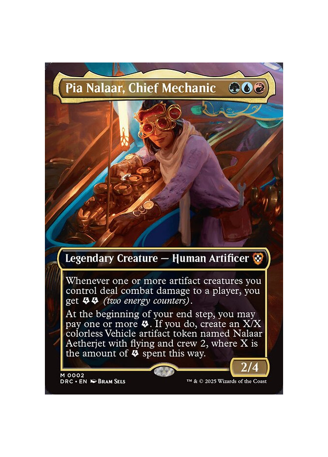 Pia Nalaar, Chief Mechanic