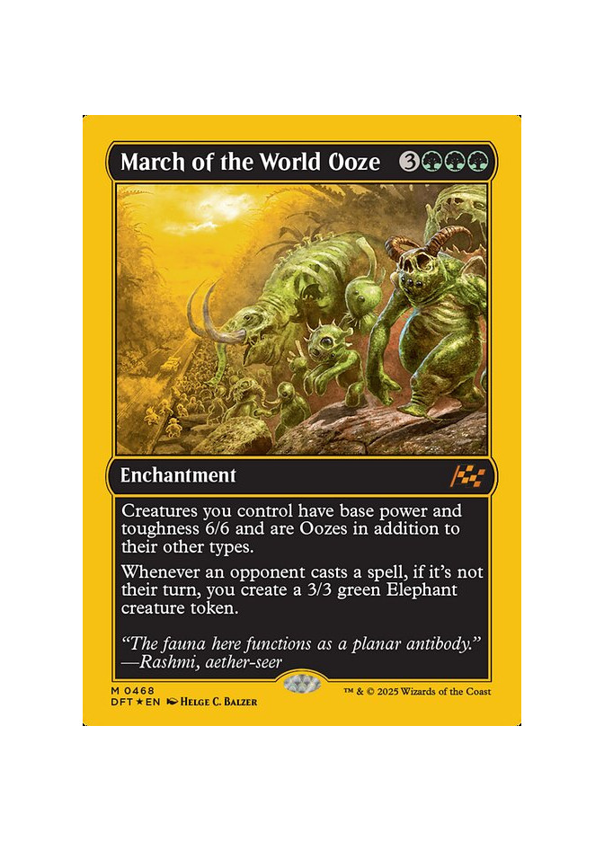 March of the World Ooze - Foil