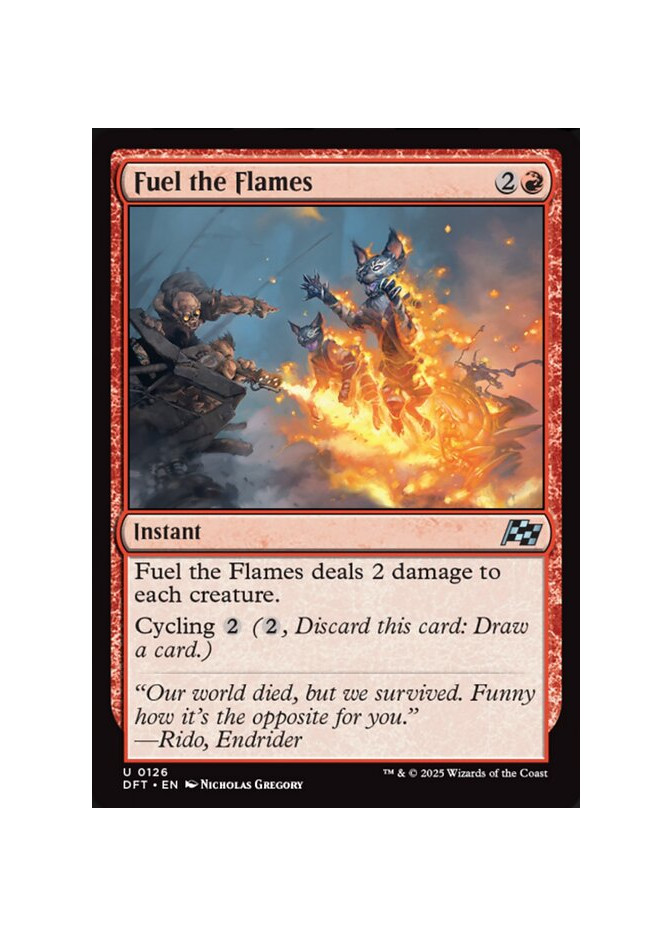 Fuel the Flames - Foil