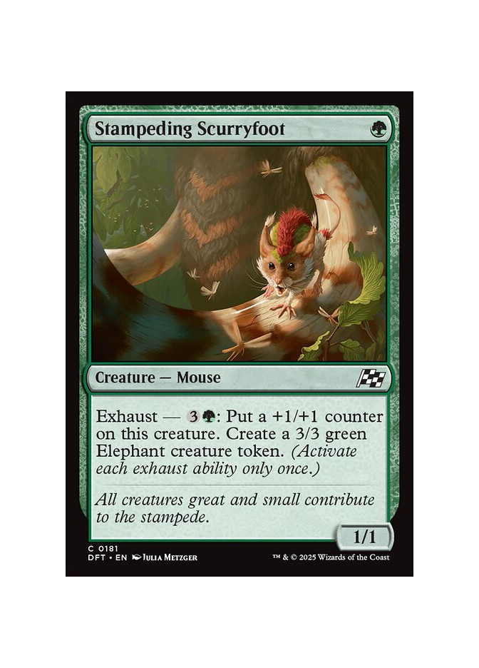 Stampeding Scurryfoot - Foil