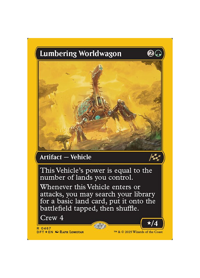 Lumbering Worldwagon - Foil