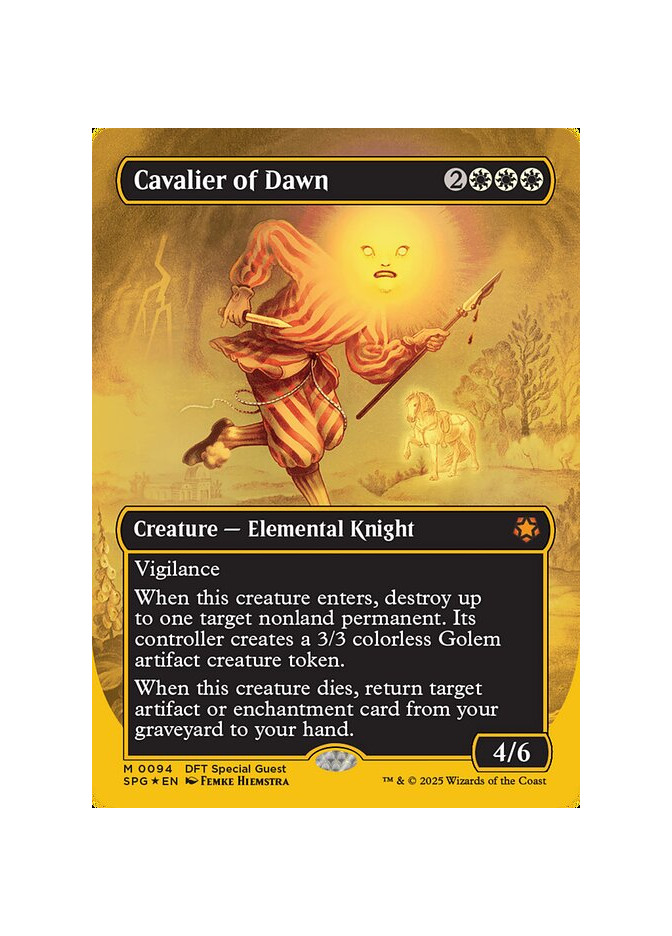 Cavalier of Dawn - Foil