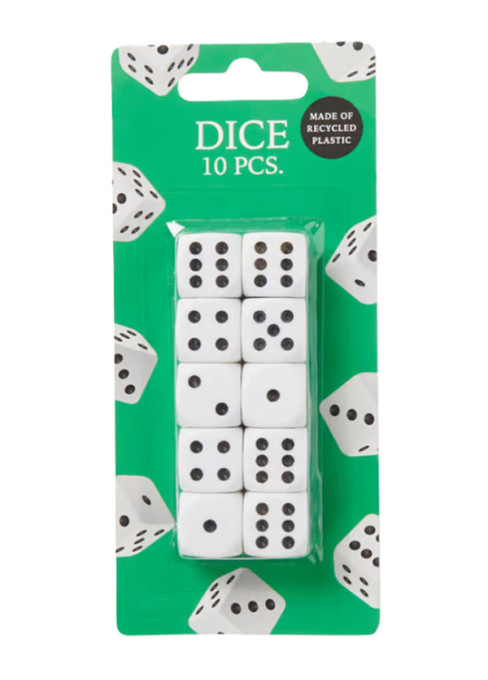 Kostka bíla D6 - balení 10ks
