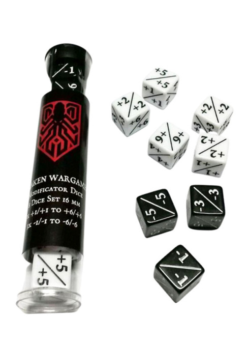 KRAKEN - Positive/Negative D6 Dice 16 mm