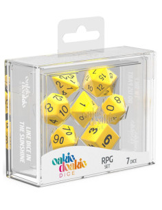 OAKIE DOAKIE - Dice RPG set (Solid Yellow)