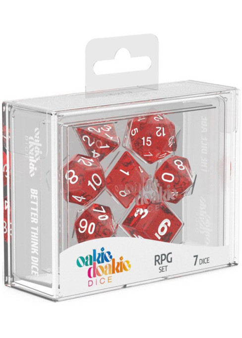 OAKIE DOAKIE - Dice RPG set (Speckled Red)