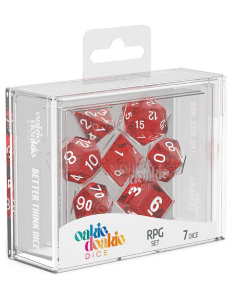 OAKIE DOAKIE - Dice RPG set (Speckled Red)
