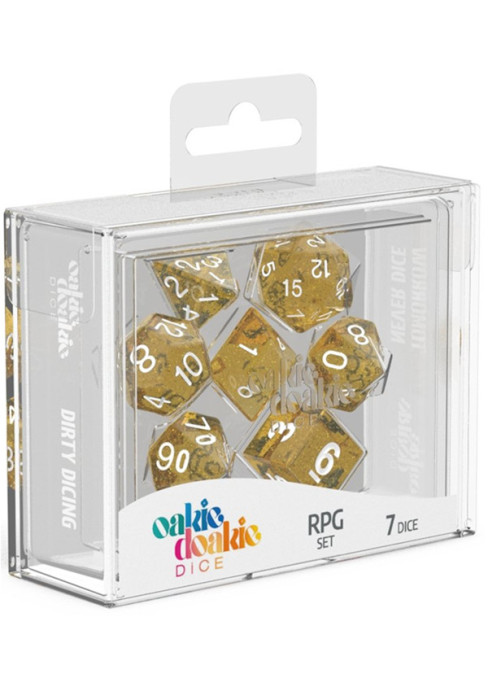 OAKIE DOAKIE - Dice RPG set (Speckled Orange)