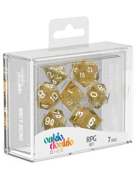 OAKIE DOAKIE - Dice RPG set (Speckled Orange)