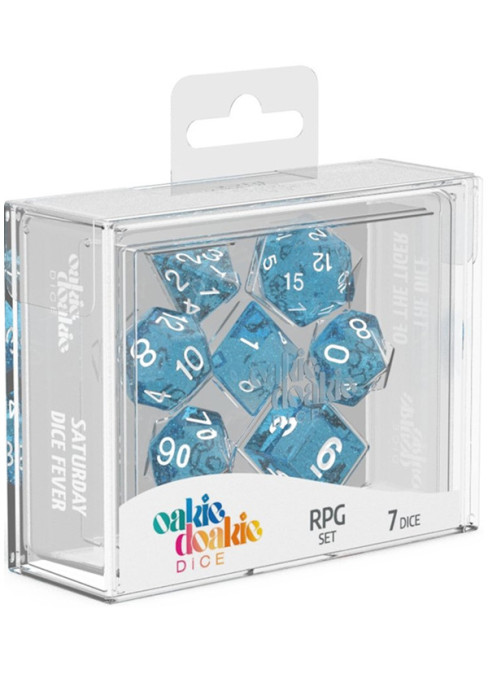 OAKIE DOAKIE - Dice RPG set (Speckled Light Blue)