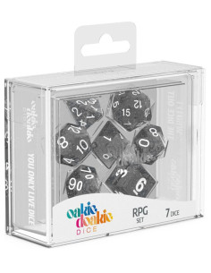 OAKIE DOAKIE - Dice RPG set (Speckled Black)