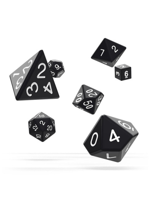 OAKIE DOAKIE - Dice RPG set (Solid Black)