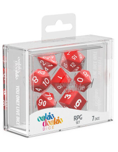 OAKIE DOAKIE - Dice RPG set (Solid Red)