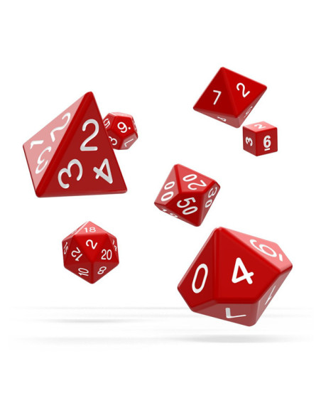 OAKIE DOAKIE - Dice RPG set (Solid Red)