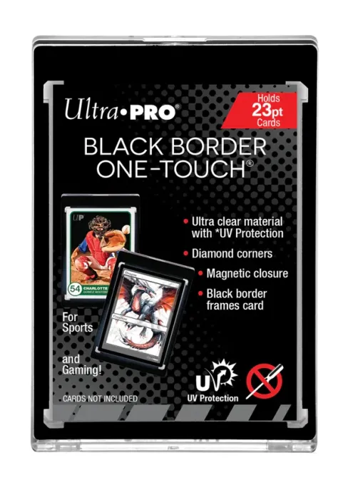 ULTRA PRO: UV ONE-TOUCH Holder black border (23pt)