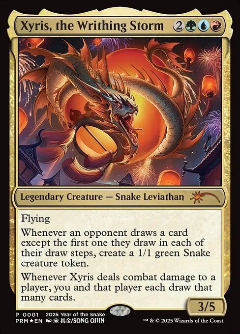 Xyris, the Writhing Storm - Foil