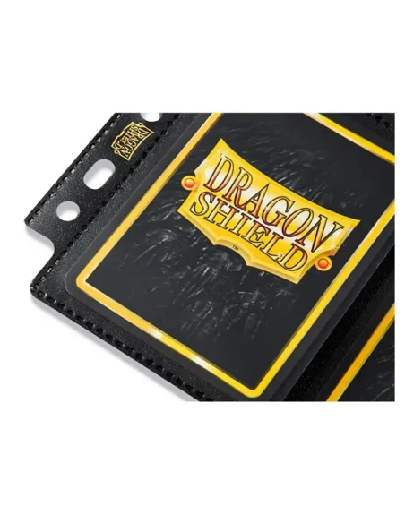 DRAGON SHIELD - 9 pocket pages BLACK MATE side loading (1ks)