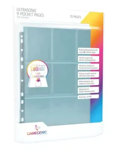 GAMEGENIC - 9 pocket pages CLEAR top loading (10ks)