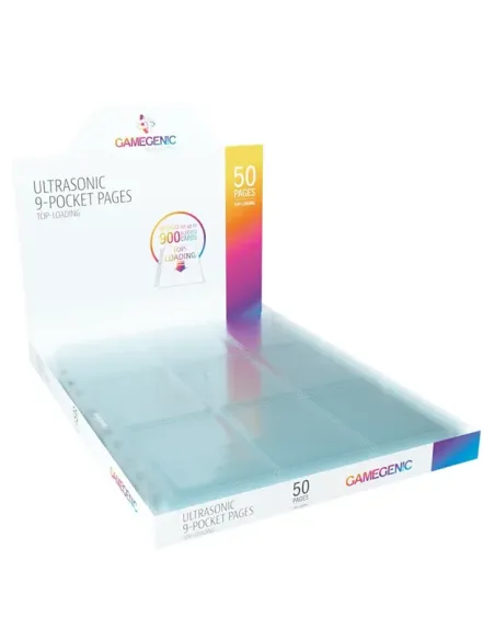 GAMEGENIC - 9 pocket pages CLEAR top loading (50ks)