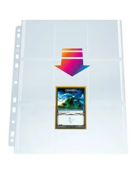 GAMEGENIC - 9 pocket pages CLEAR top loading (50ks)