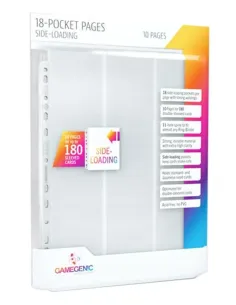 GAMEGENIC - 9 pocket pages WHITE side loading (10 ks)