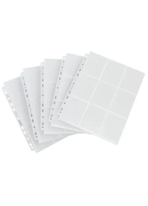 GAMEGENIC - 9 pocket pages WHITE side loading (10 ks)