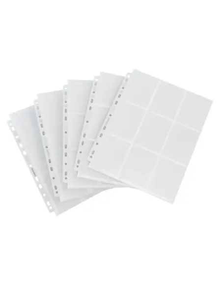 GAMEGENIC - 9 pocket pages WHITE side loading (10 ks)