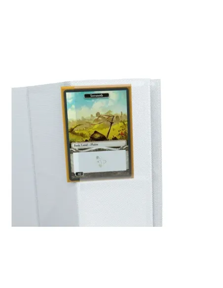 GAMEGENIC - 9 pocket pages WHITE side loading (50ks)