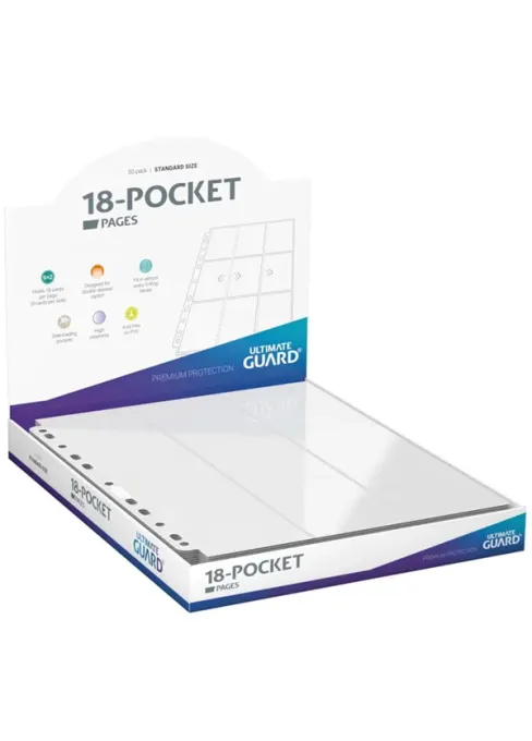 ULTIMATE GUARD - 9 pocket pages WHITE side loading (1ks)