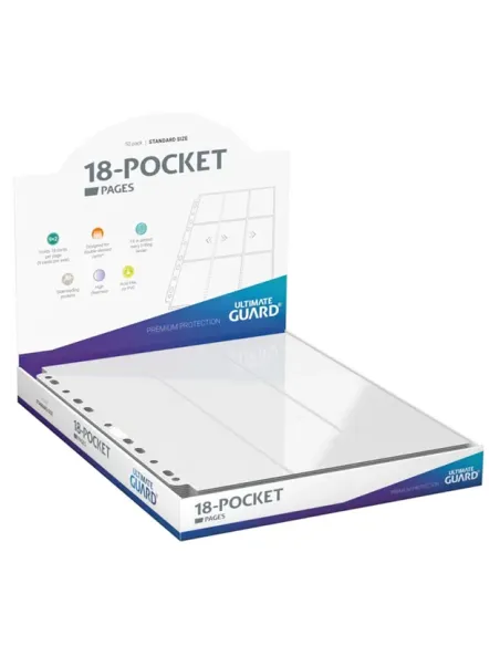 ULTIMATE GUARD - 9 pocket pages WHITE side loading (1ks)