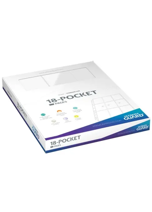 ULTIMATE GUARD - 9 pocket pages WHITE side loading (1ks)