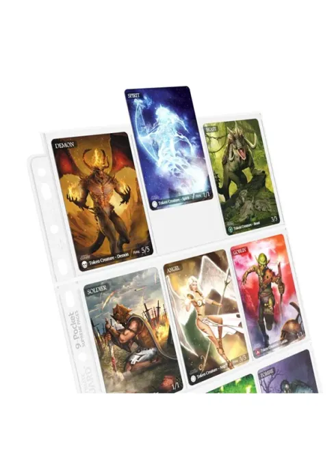 ULTIMATE GUARD - 9 pocket pages CLEAR top loading (100ks)