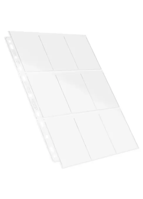 ULTIMATE GUARD - 9 pocket pages CLEAR top loading (100ks)