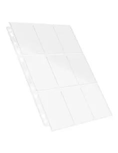 ULTIMATE GUARD - 9 pocket pages CLEAR top loading (1ks)
