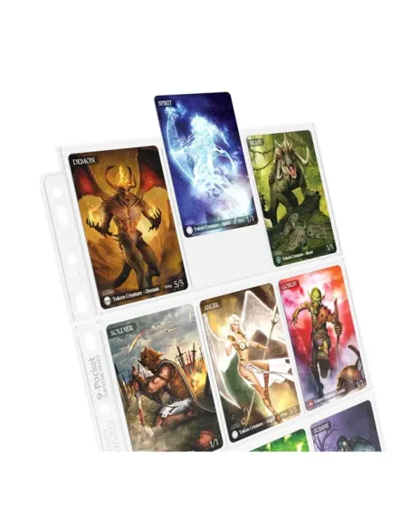 ULTIMATE GUARD - 9 pocket pages CLEAR top loading (1ks)