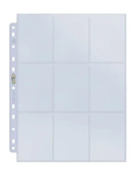 ULTRA PRO - 9 pocket pages CLEAR top loading (100ks)