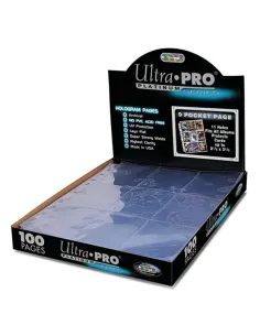 ULTRA PRO - 9 pocket pages CLEAR top loading (1ks) 2