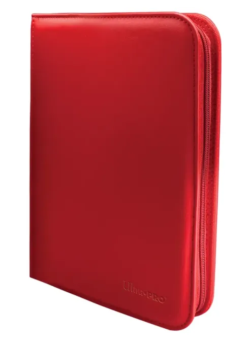 ULTRA PRO BINDER - ZIPPERED 4P (RED)