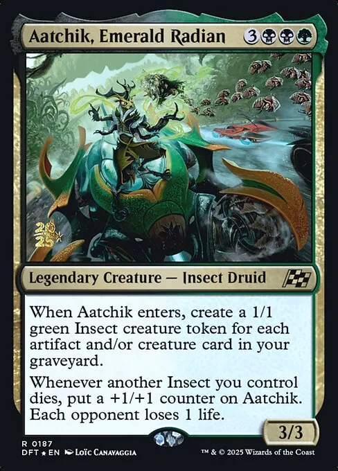 Aatchik, Emerald Radian - Foil