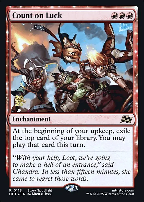 Count on Luck - Foil