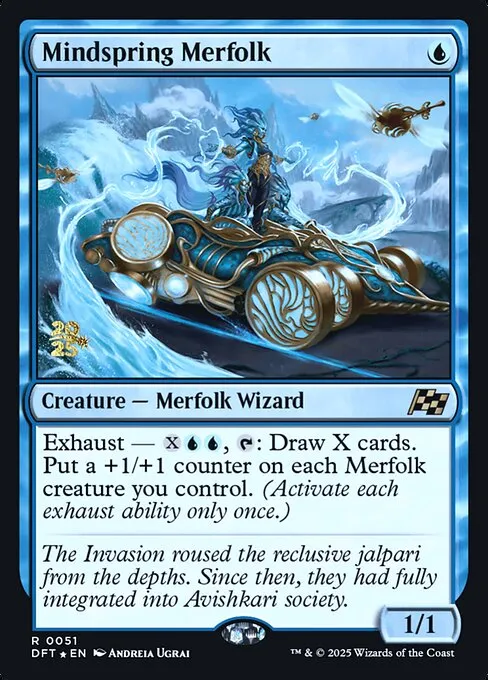 Mindspring Merfolk - Foil