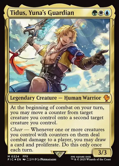 Tidus, Yuna's Guardian - Foil