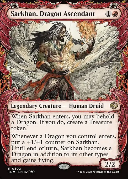 Sarkhan, Dragon Ascendant - Foil