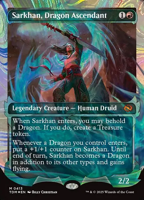 Sarkhan, Dragon Ascendant - Foil