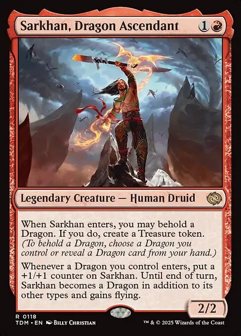 Sarkhan, Dragon Ascendant - Foil