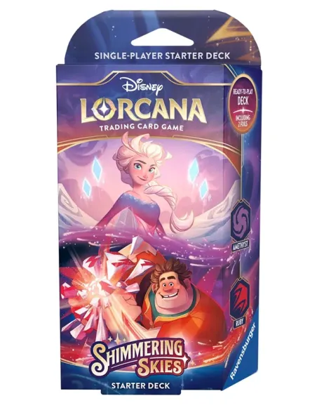 LORCANA: SHIMMERING SKIES - STARTER DECK (Amethyst & Ruby)