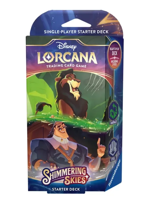LORCANA: SHIMMERING SKIES - STARTER DECK (Emerald & Steel)