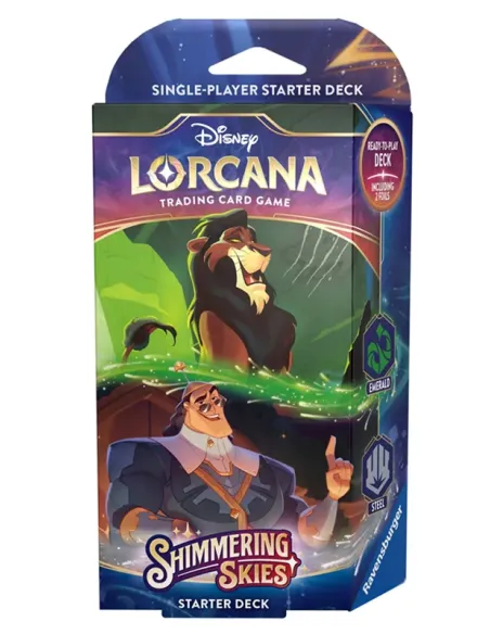 LORCANA: SHIMMERING SKIES - STARTER DECK (Emerald & Steel)